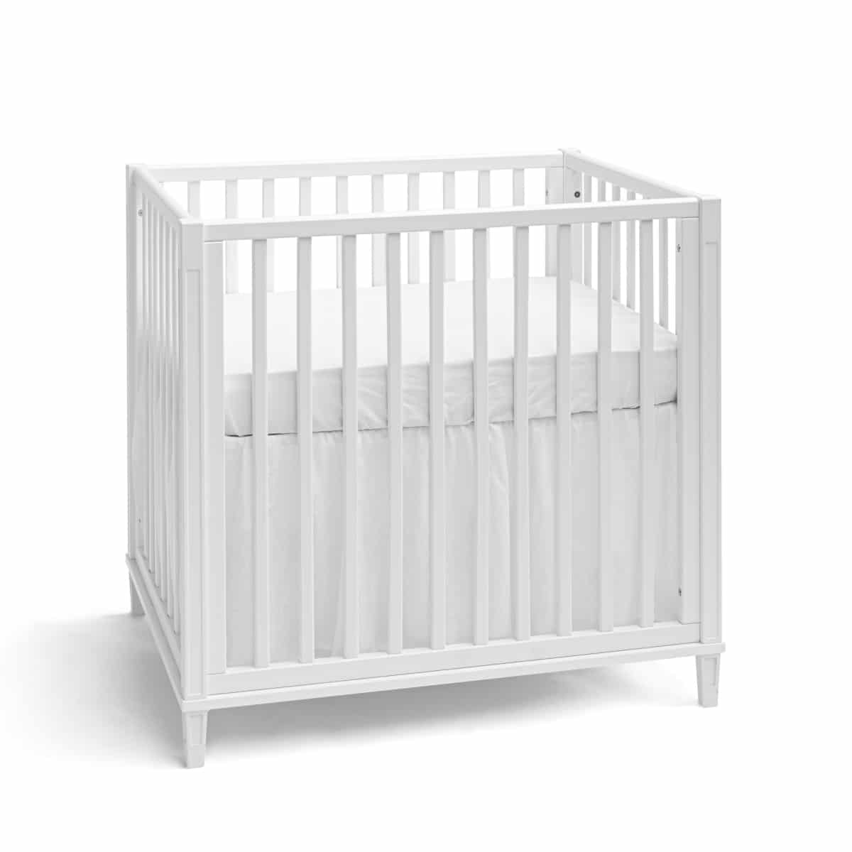 First - skirt for cot VIC linnen HOPEFULL WHITE - white