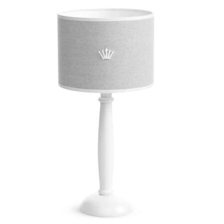 First - table lampshade BRISTOL CRYSTAL GREY - grey