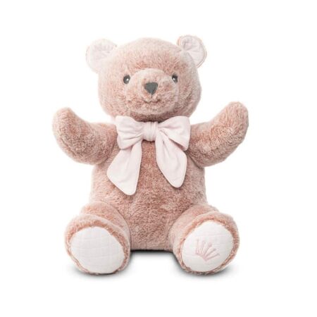 First - teddy bear ZOË XL CRYSTAL PINK - orchid