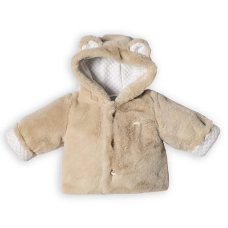 First - waistcoat fur- beige