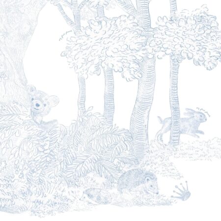 First - xxl wallpaper my first friends PANORAMA - azzuro