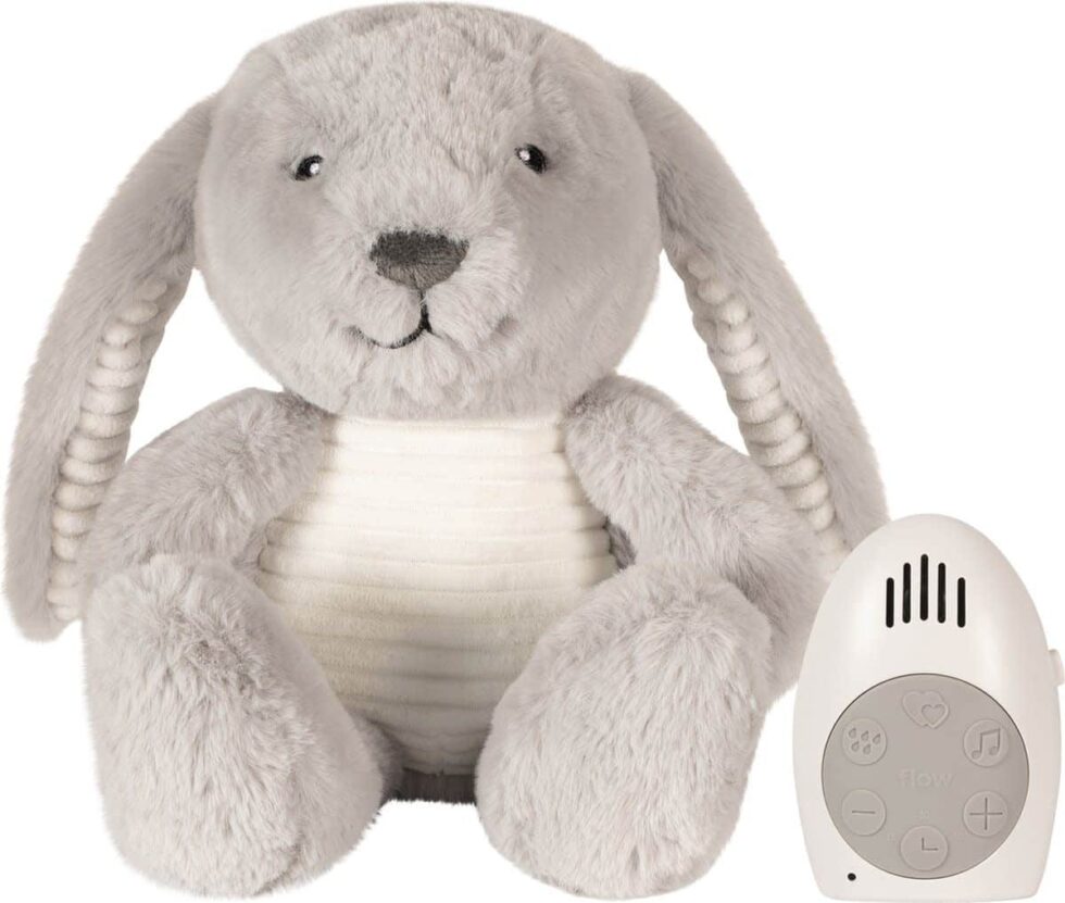 Flow - Hartslag comforter - Milo the rabbit - Grijs