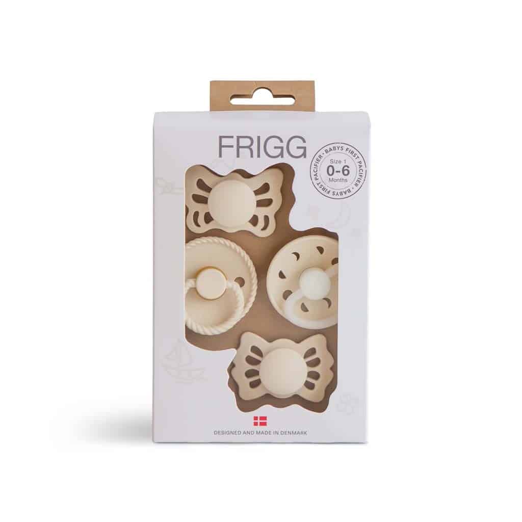 Frigg - Baby’s First Pacifier Pack - T1 Cream Moonlight Sailing
