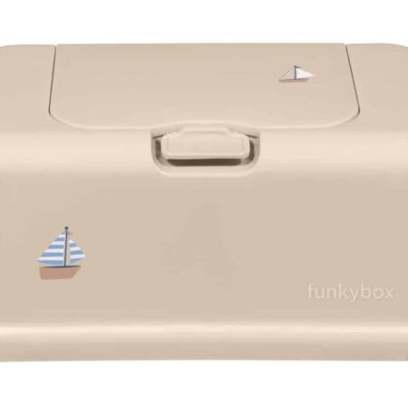 Funkybox - Billendoekendoos beige - boat