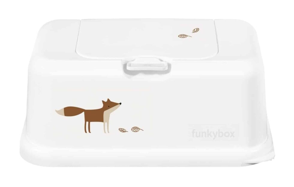 Funkybox - Billendoekendoos white - funky fox