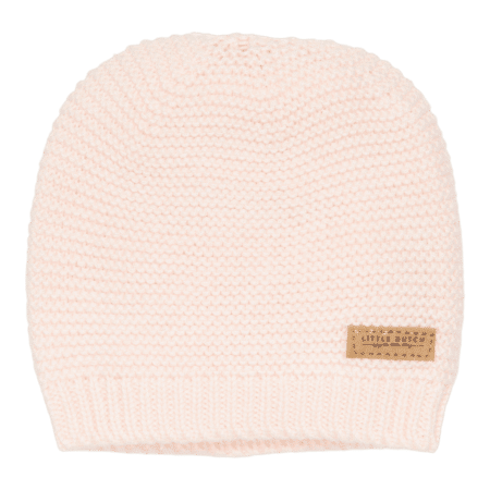 Gebreid babymutsje Pink