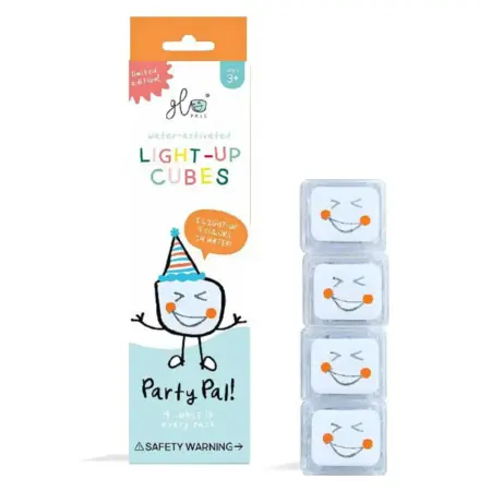 Glo Pals - Light Up Cubes (4pcs) Party - Wit