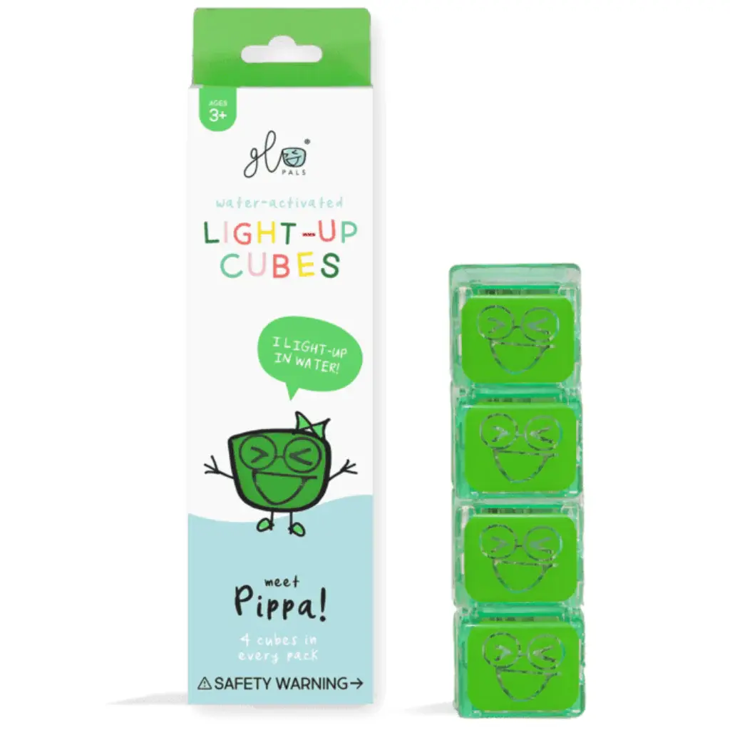 Glo Pals - Light Up Cubes (4pcs) Pippa - Groen