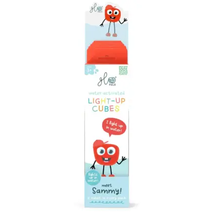 Glo Pals - Light Up Cubes (4pcs) Sammy - Rood