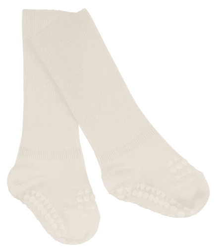 Go Baby Go - Non-Slip Bamboo Socks - Off-White