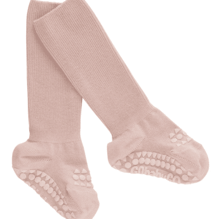 Go Baby Go - Non-Slip Bamboo Socks - Soft Pink