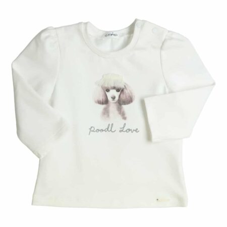 Gymp - Longsleeve Aerodoux Poodl Love - Off White