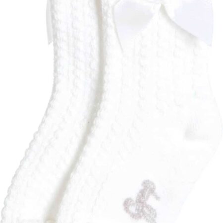 Gymp - Socks Kite Bow - White