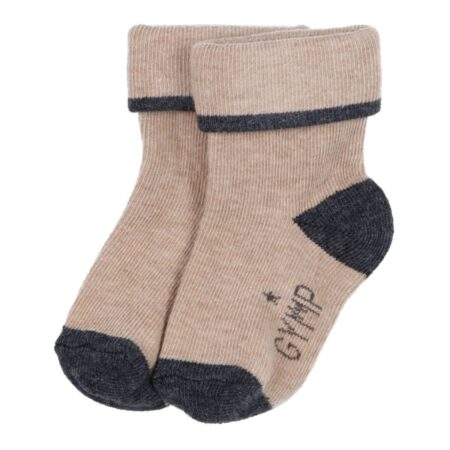 Gymp - Socks Kite Two Colours - Beige - Anthracite