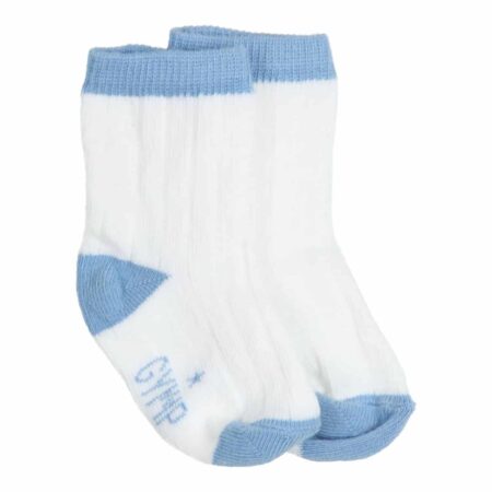Gymp - Socks Kite Two Colours - White - Blue