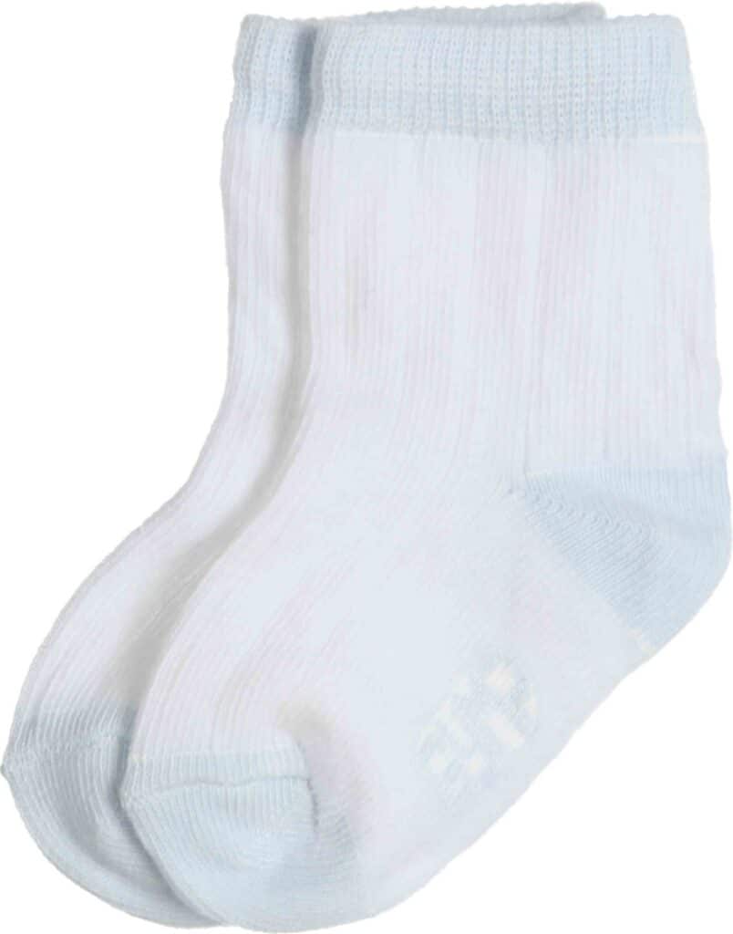 Gymp - Socks Kite Two Colours - White - Light Blue