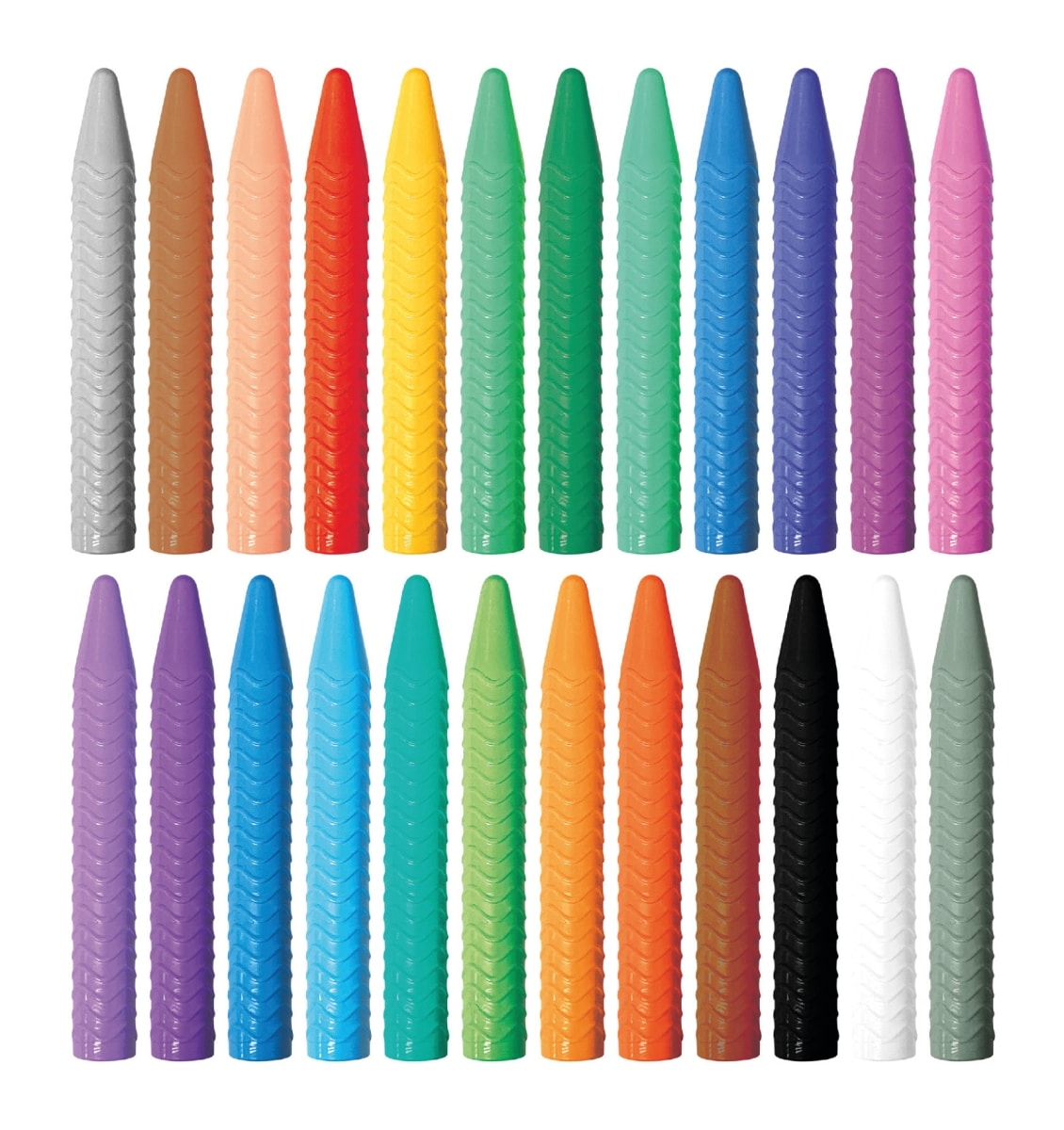 Haku Yoka - 24 WASKRIJTJES in SPIRAALVORM, bevat 10% bijenwas, in doos 12x2x11cm, 3+