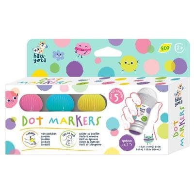 Haku Yoka - Dot Markers 5st - Pastel