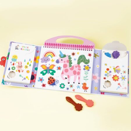 Haku Yoka - MIJN EERSTE KLEURKIT 20,5x24x2cm, gemengde modellen, bevat 10% bijenwas, in display 24,8x17,5x37cm, 3+