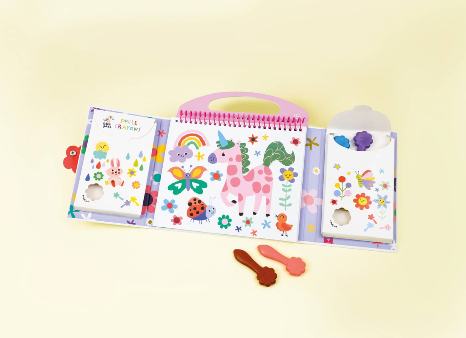 Haku Yoka - MIJN EERSTE KLEURKIT 20,5x24x2cm, gemengde modellen, bevat 10% bijenwas, in display 24,8x17,5x37cm, 3+