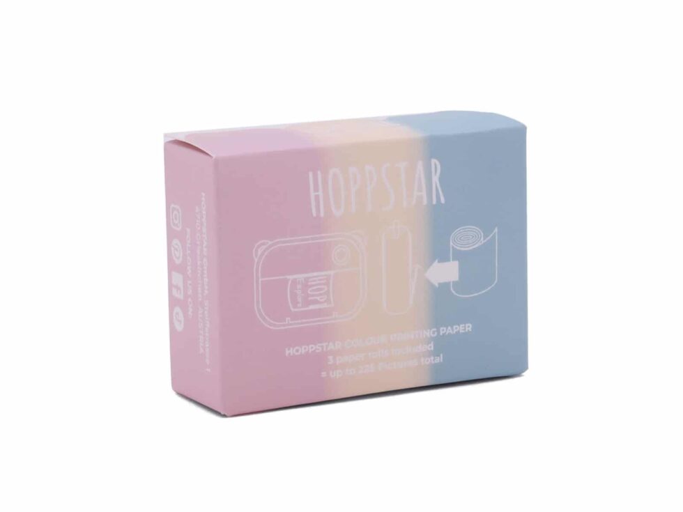 Hoppstar - Papierrollen pastel colours