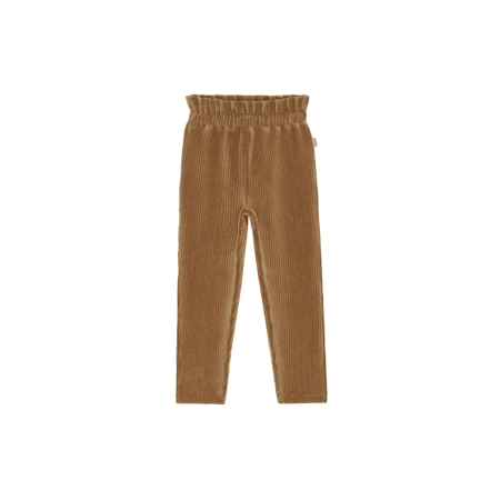 House Of Jamie - Paperbag Pants - Almond Rib Velvet