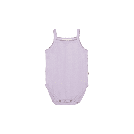 House Of Jamie - Spaghetti Bodysuit - Lavender Haze Pointelle