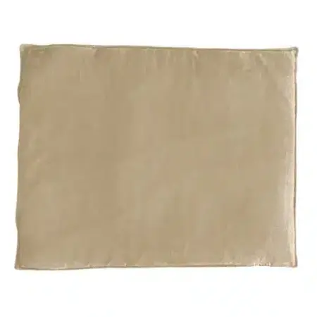 Ilmaha - Boxkleed rechthoek velours | Champagne