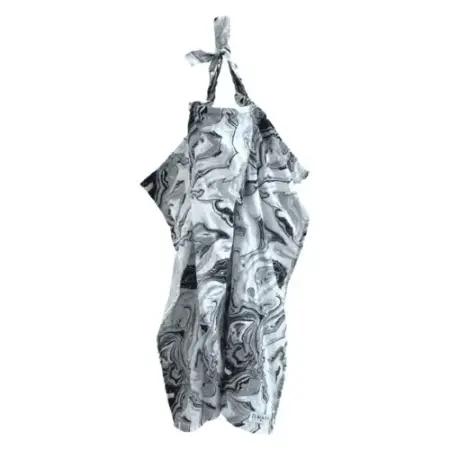 Ilmaha - Voedingsdoek marble | Grijs