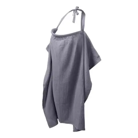 Ilmaha - Voedingsdoek uni | Donker grijs