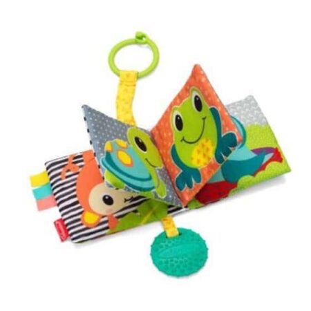 Infantino - Soft - Link & Squeak Animal Crinkle Book