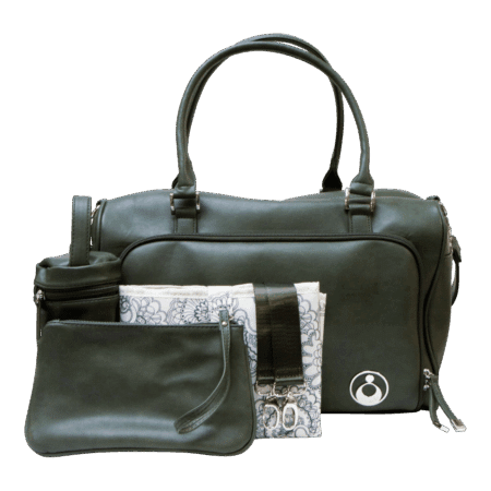 Isoki Double Zip Satchel Khakigreen