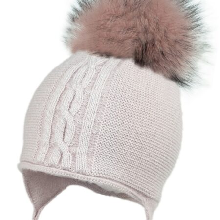 Jamiks - Muts Met Pompom - Roze