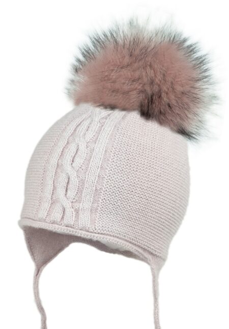 Jamiks - Muts Met Pompom - Roze