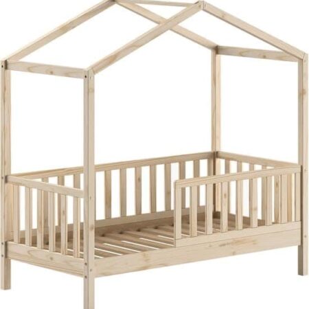 Jaxx - Dallas Junior Bed 70X140 Natuur (Lattenbodem Inbegrepen)