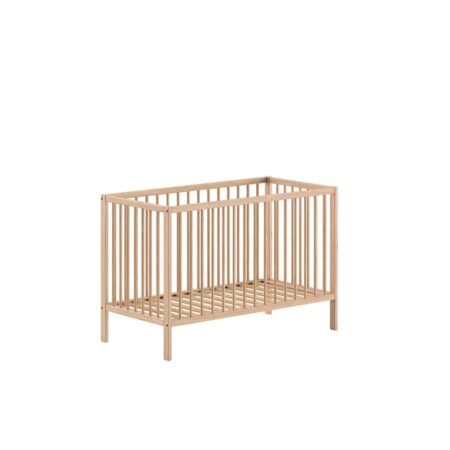 Jaxx - Dino Babybed 60X120 Natuur (Lattenbodem Inbegrepen)