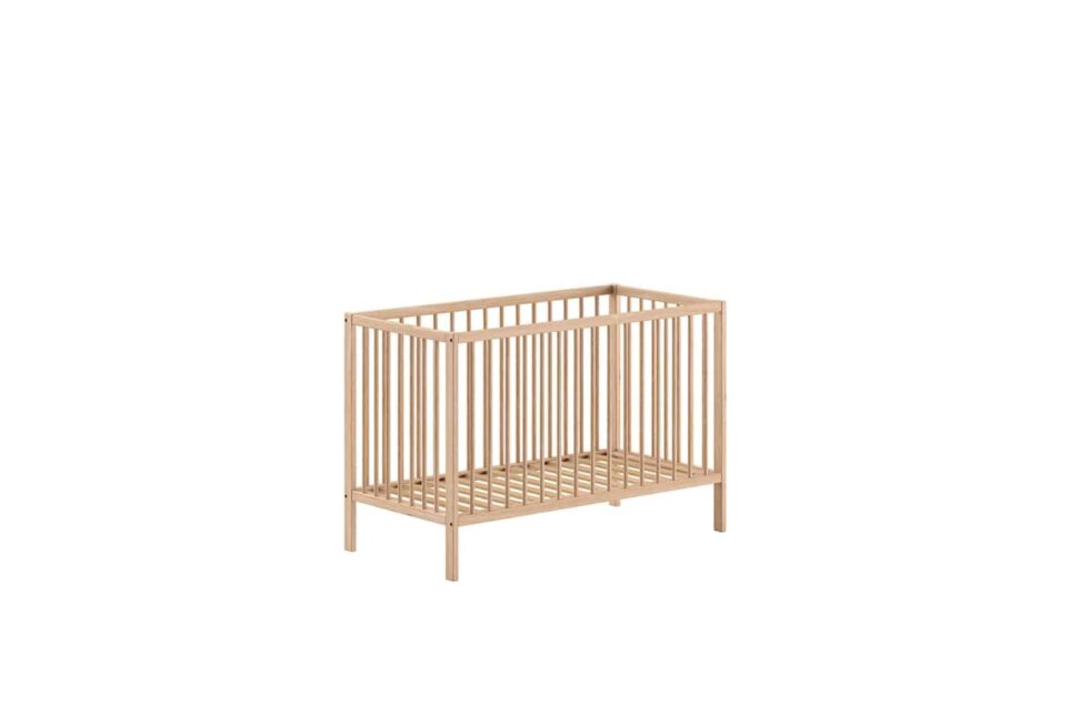 Jaxx - Dino Babybed 60X120 Natuur (Lattenbodem Inbegrepen)