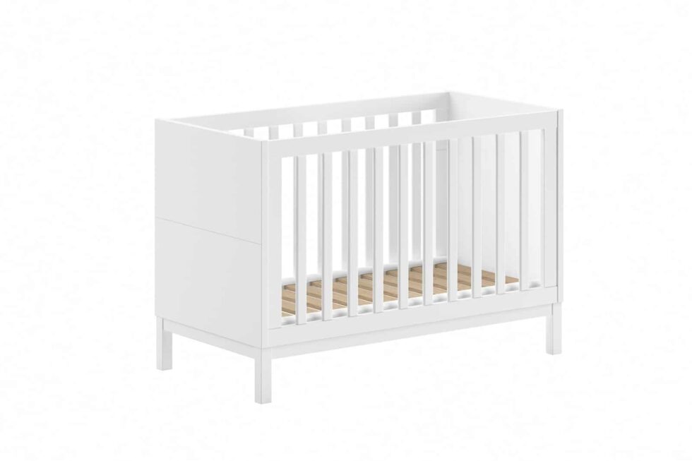 Jaxx - Eva Babybed Wit 60X120Cm (Lattenbodem Inbegrepen)
