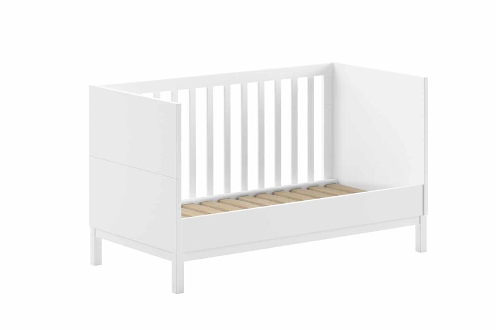 Jaxx - Eva Peuterbed Wit 70X140Cm (Lattenbodem Inbegrepen)