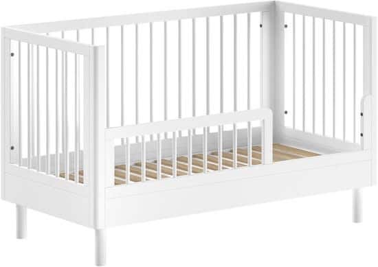 Jaxx - Forrest Babybed 70X140Cm + Ombouw Toddler Beuk Wit