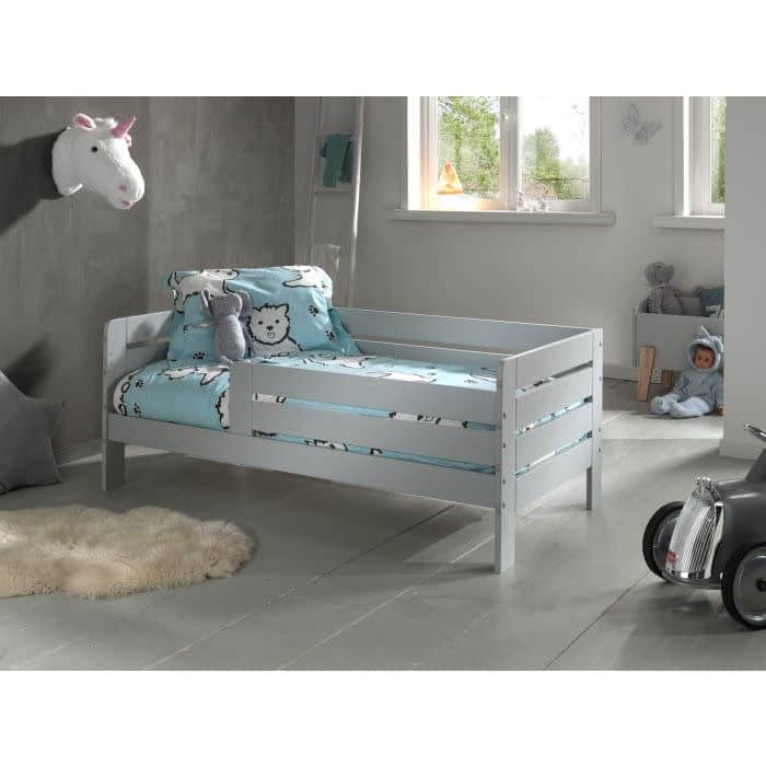 Jaxx - Peuterbed 71 - 70X140 Cm Grijs (Lattenbodem Inbegrepen)