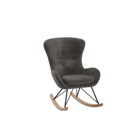 Jaxx - Rocky Schommelstoel Boucle Antraciet