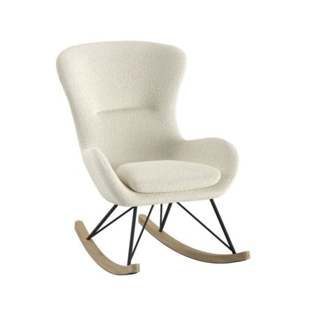 Jaxx - Rocky Schommelstoel Boucle Beige