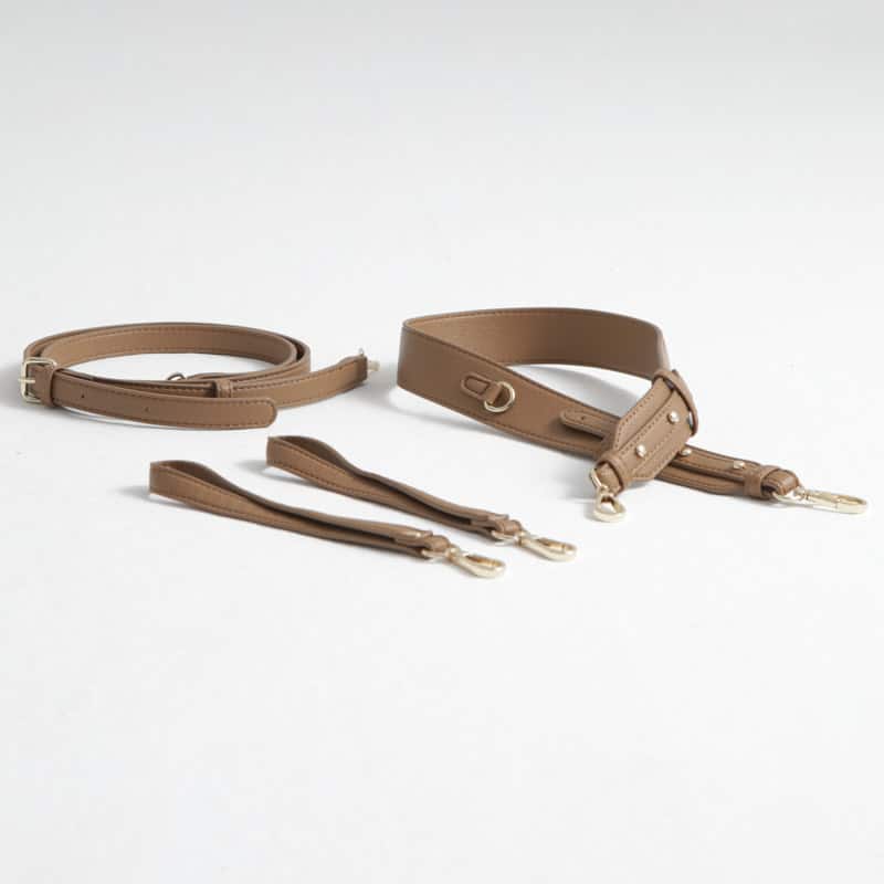 Joissy - Crossbody and stroller organizer 2in1 MIDI - almond