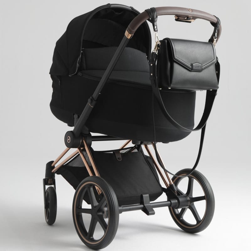 Joissy - Crossbody and stroller organizer 2in1 MIDI - black