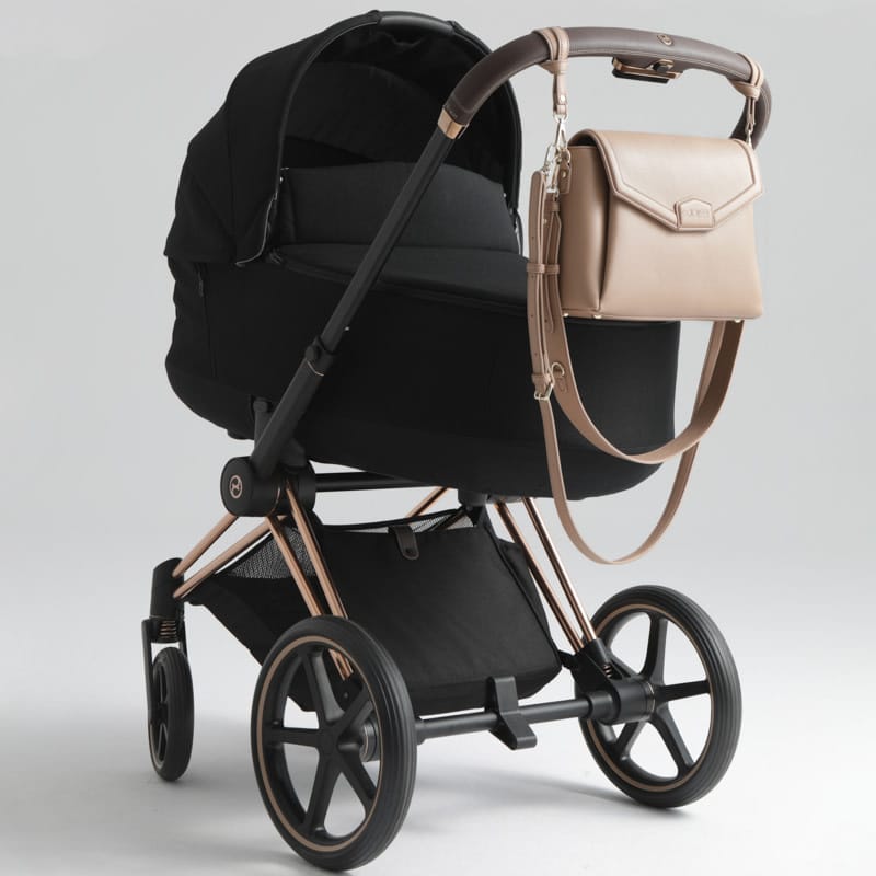 Joissy - Crossbody and stroller organizer 2in1 MIDI - blush beige