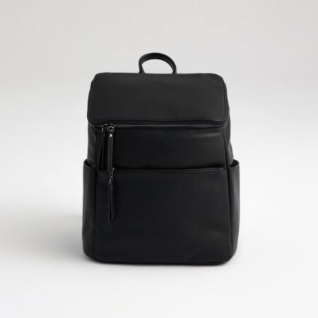 Joissy - Diaper backpack ROOMY - black/gun metal