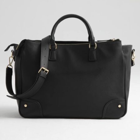 Joissy - Diaper bag CARLA - black/gold