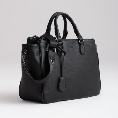 Joissy - Diaper bag MILA - black/gun metal