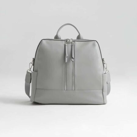 Joissy - Diaper bag and backpack 2in1 MINI - cool grey/silver